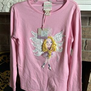Lemon Loves Lime | Girls | Pink | Winter Fairy|Long Sleeve Tee Shirt Top| NWT